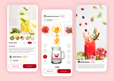 App on Customize juices 3d animation app art branding design graphic design health icon illustration illustrator logo logo design motion graphics typography ui ux vector web design website