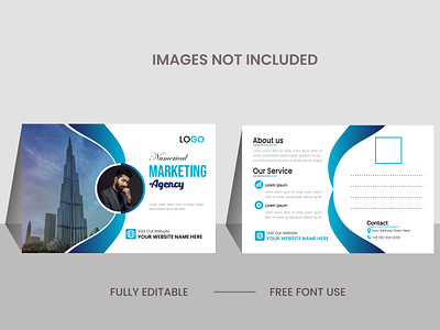 Corporate Business Post Card Design best services branding card customize design graphic design grapxshape illustrator marketing services vector vectplus