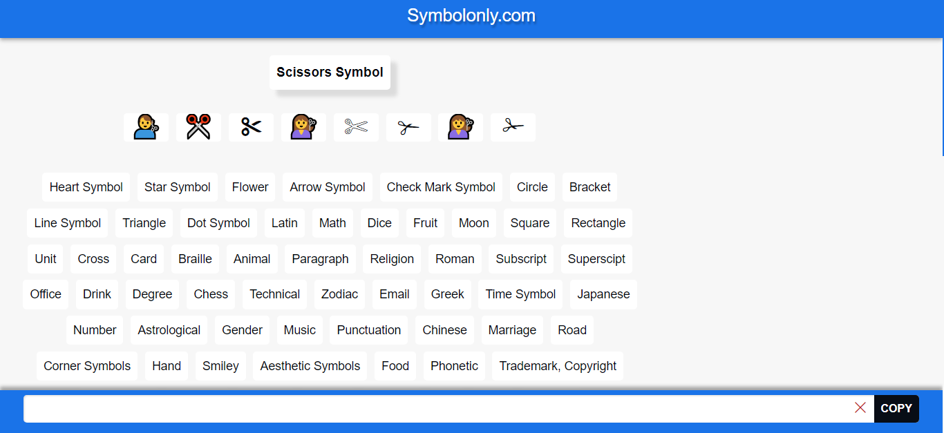 Scissors Symbol cool symbols copy and paste symbols scissors scissors symbol symbol symbols textsymbols