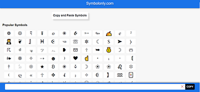 Copy and Paste Symbols - Cool Text Symbols cool symbols copy and paste symbols symbol symbols textsymbols
