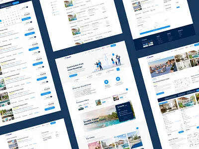 Travel & Hotel Booking website booking design hotel hotel agency landing page travelling ui ui kit ux web design website