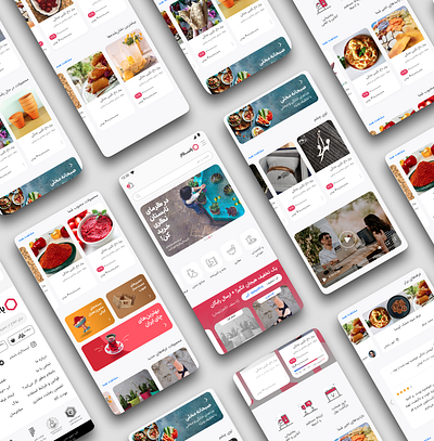 BaSalam Homepage Mobile Design app basalam design ecommerce home homepage marketplace productdesign ui ux