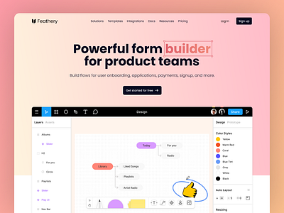 Unleash the Potential of Our Dynamic Form Builder builder dynamic graphic design interface design landing landingpage page potential prototyping ui uidesign unleash userinterface ux uxdesign visual design web design webpage website design wireframing