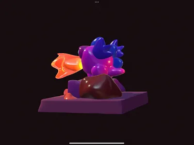 Very angry Dragon 3d animation dragon illustration nomadsculpt