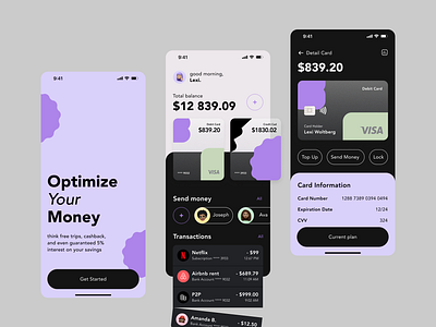 MONJET Bank | Mobile App app branding product product design ui