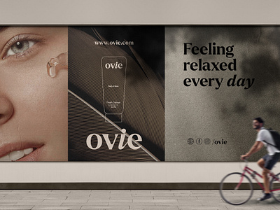 Ovie beauty brand identity branding cosmtiecs design pacakging