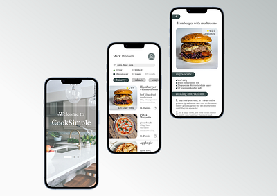 CookingApp app app design design mobile app design ui uiux ux ux design