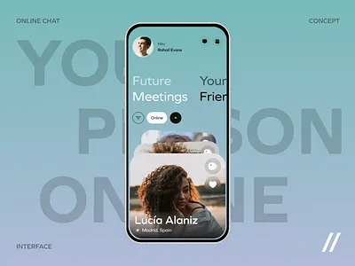Video Chat Mobile IOS App android animation app app design app interaction chat dashboard design ioz media mobile mobile pp mobile ui motion online social ui ux video