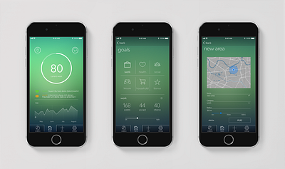 LIV - Work-Life-Balance App app clean ui time tracking ui ux