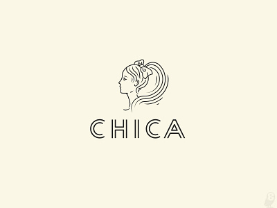 CHICA beauty chica girl line logo