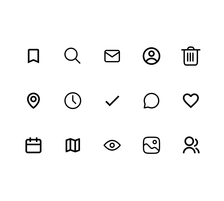 Icon Set|Daily Ui Challenge#55 By Quratulain Rafiq On Dribbble