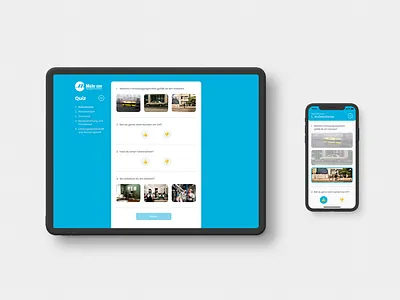 Quiz - Web App infinite scrolling quiz ui ux web