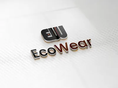 Concept : EcoWear - Logo Design (Unused ) 3d animation app art branding design flat graphic design icon illustration illustrator logo logo design logodes minimal typography ui ux vector website