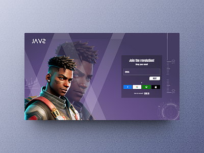 DailyUI- "GameZone Sign-Up: Level Up Your Gaming Experience!" dailyui figma gamingsite j24v6 signuppage