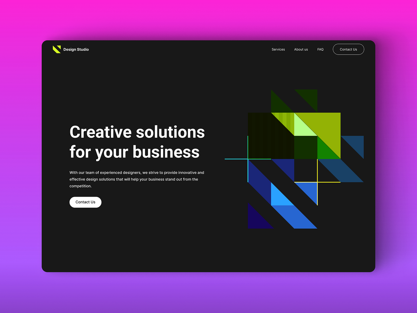 design-studio-website-by-iryna-stetsenko-yershova-on-dribbble
