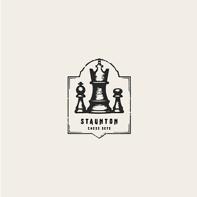 Chess Logo Handdrawing design graphic design illustration logo vector
