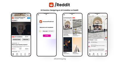 Light UI Reddit - Art Installation Feature appdesign design mobiledesign mockup productdesign reddit social media ui ux