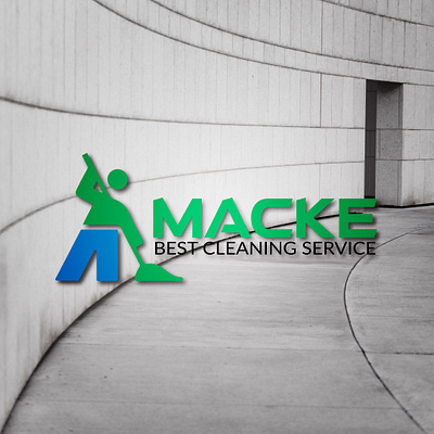 MACKE CLEANING SERVICE LOGO! 3d adobe adobephotoshop app branding design graphic design illustration logo motion graphics poster ui vector