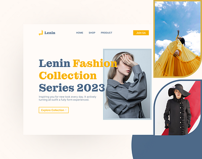 Fashion Landing Page apparel clothing ecommerce fashionstore interfacedesign onlinestore outfit uidesign wear webdesign