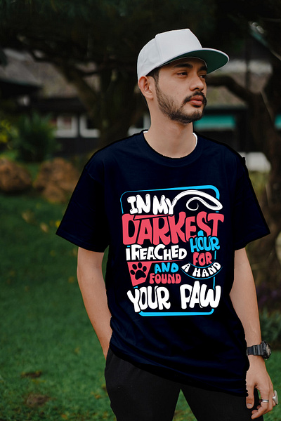 Paw T shirt Design appeal design cat t shirt cats cats t shirt design design graphic design graphic t shirt illustration logo t shirt paw t shirt design print on demand t shirt t shirt design typography t shirt your paw t shirt