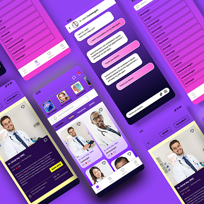 UI for Book online Doctor’s Appointments app ui ux