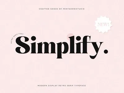 Simplify Font app branding creativefabrica design fonts graphic design handwriting illustration logo ui