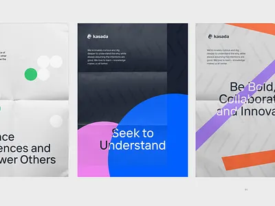 Beautifully simple values posters brand brand agency brand identity branding clean core values design focus lab identity logo logo design poster posters rebrand