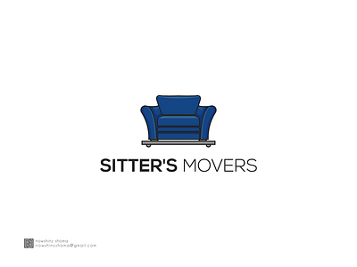 Sitter's Movers company graphic design illustration logo logo design minimal modern logo