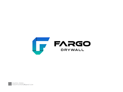 Fargo company graphic design letter f logo logo design minimal modern logo monogram