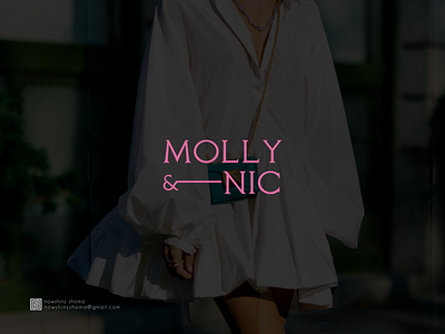Molly & Nic company graphic design logo logo design minimal modern logo