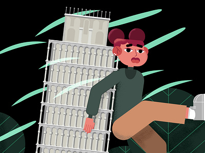 "Tower". vector adobe illustrator ai character design design illustration vector