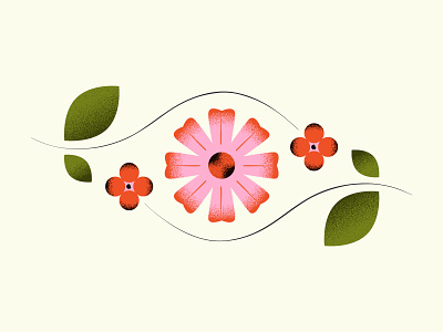 All I can see are flowers doodle eye flower graphic design illustration minimal vector