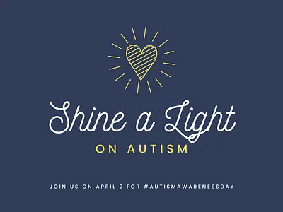 Autism Awareness Day Social Ad copywriting design graphic design social media