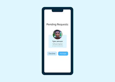 Daily UI Day 78 - Pending Invitation 78 app connection daily ui daily ui day 78 dailyui day 78 design friend invitation invite pending pending invitation request requests ui ux