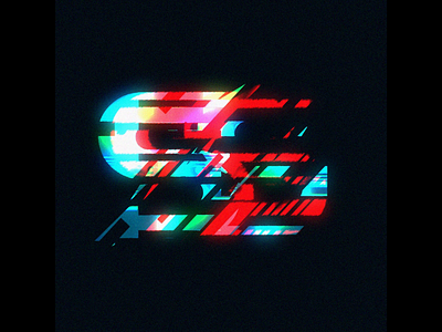 Letter S | Logo Glitch Animation animation glitch logo motion graphics