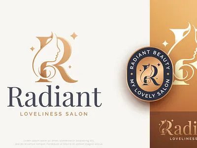 Radiant salon business logo design price ! BestTwitch