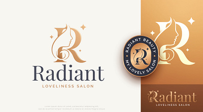 Radiant salon business logo design price ! BestTwitch
