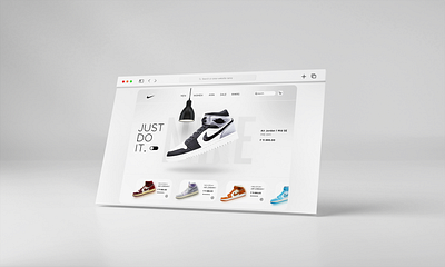 New Nike Website Design branding typography ui we