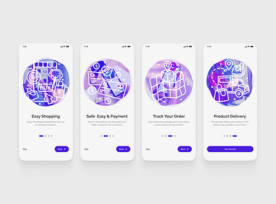 Onboarding Screen (Ecommerce) design ecommerce app graphic design onboarding ui ui design ux