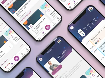 Cairo ICT app branding design event illustration ios iphone mobile ui ux
