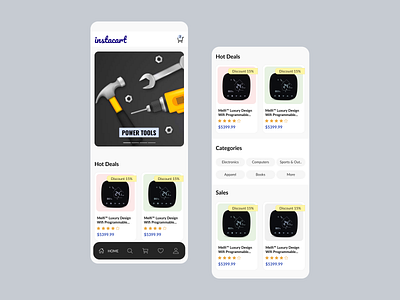 B2B Shop App app b2b cart cscart design dubai ecommerce figma minimal mobile shop store ui uiux ux