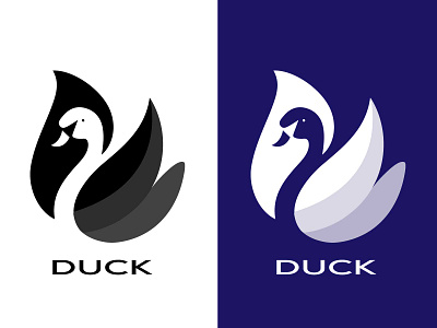 Creative Duck Logo & Brand Identity amaizing logo best logo brand identity branding business logo company logo design designer duck duck logo graphic design graphic designer japan logo logo design logofolio modern logo uae uk usa