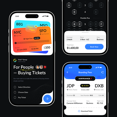 Flight App app booking flight flight app online booking rental ticket ui
