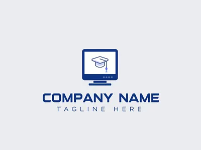 eLearning logo concept for innovation excellence