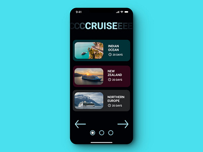Cruise ship app app cruise design mobile ship tourism ui ux