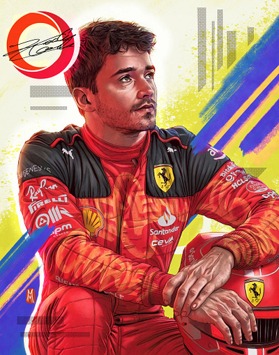 F1 Driver Portrait card art design formula one graphic design illustration poster art poster design typography