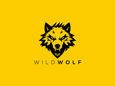 Wolf Logo angry wolf animal logo logo trend top logos wild wolf wolf wolf logo wolf vector logo wolf word mark wolves word logo