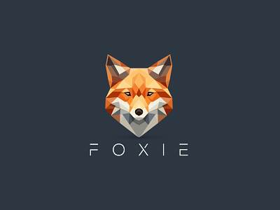 Fox Logo animal logo animal vector logo fox fox logo fox vector logo foxes logo foxy logo trends polygonal fox polygonal fox logo top logo vector logo wolf wolf logo