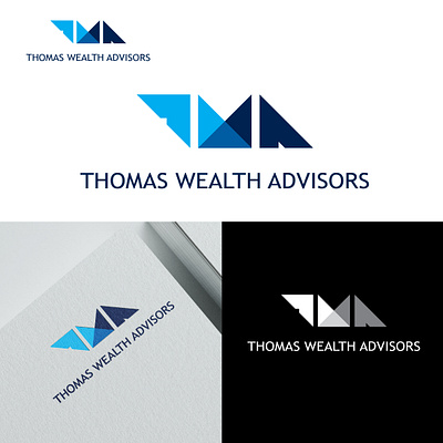 Logo for Financial Services Company financial advisor logo wealth advisors