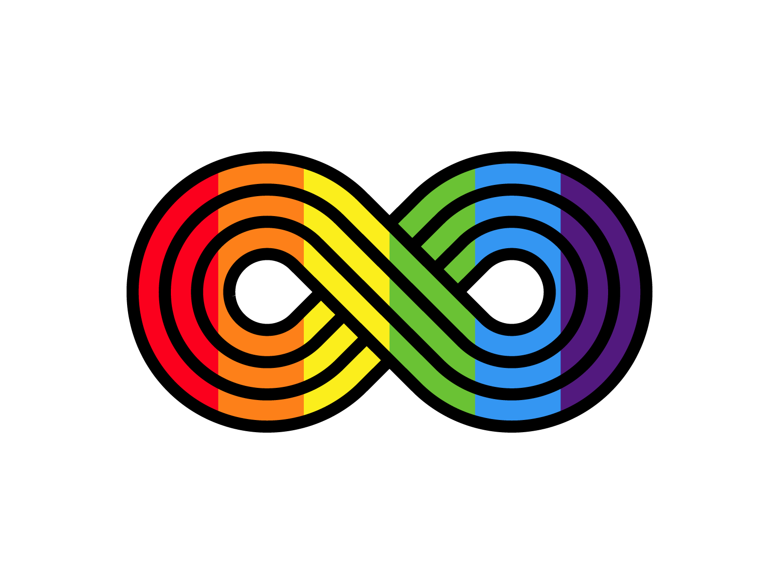 Day 4 - Infinite Rainbow ⁠🏳️‍🌈⁠ by Sander de Wekker on Dribbble